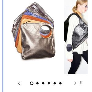 Arza design- black snake skin diamond shoulder bag.